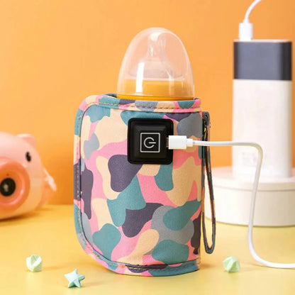 USB Milk Water Warmer Travel Stroller Insulated Bag Baby