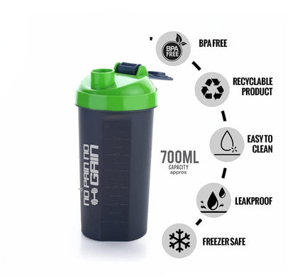 BPA Free Gym Shaker Bottle