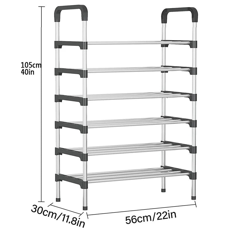 7&8 Layers Shoe Rack Steel - High Quality