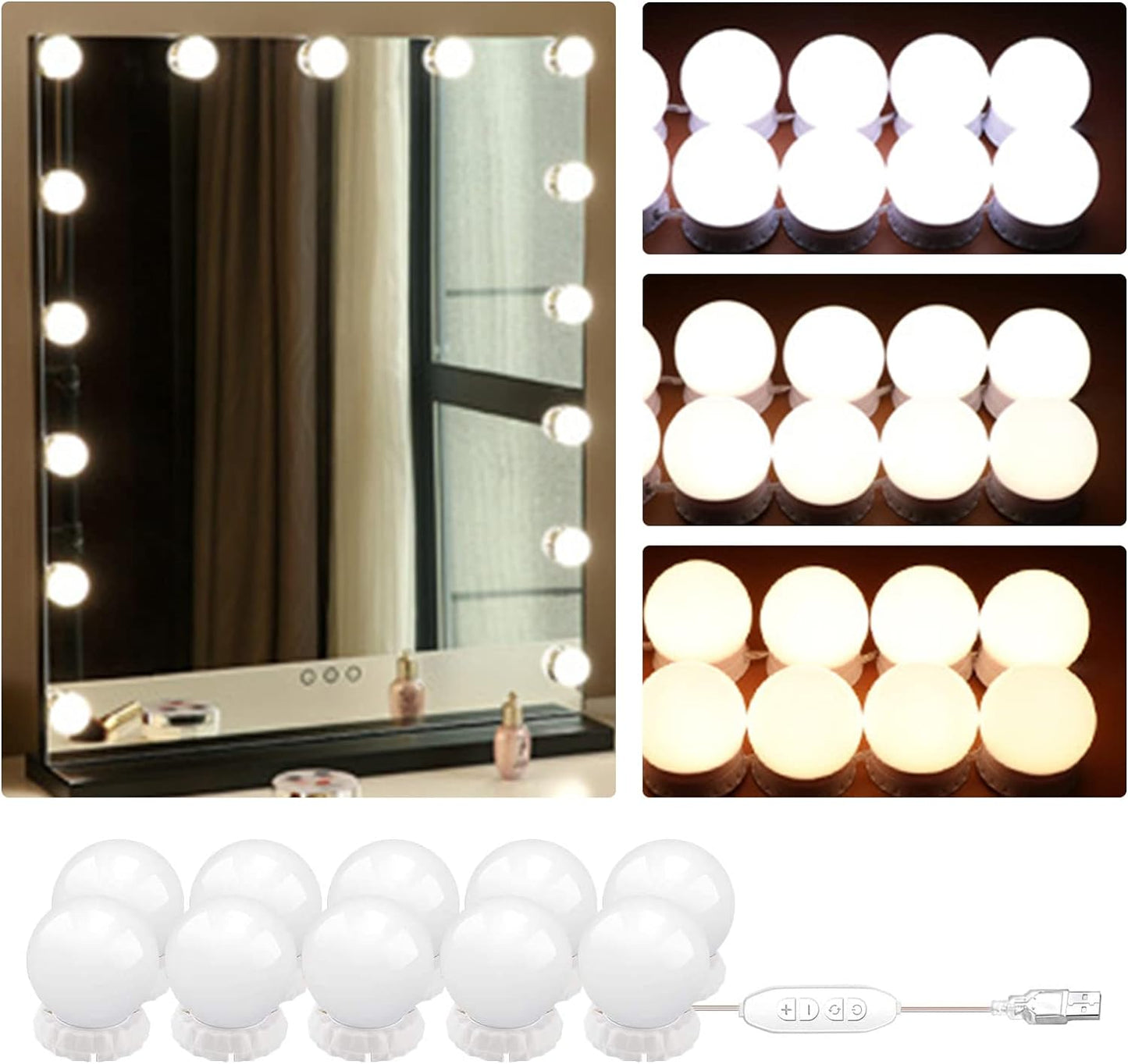 Cliplanyard Vanity Mirror Lights Kit,