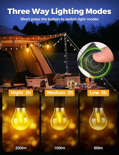 Rechargeable Camping Hanging Bulb