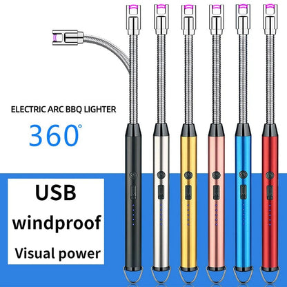 USB Rechargeable Flexible Electric Lighter Atomic Plasma Spark Lighter