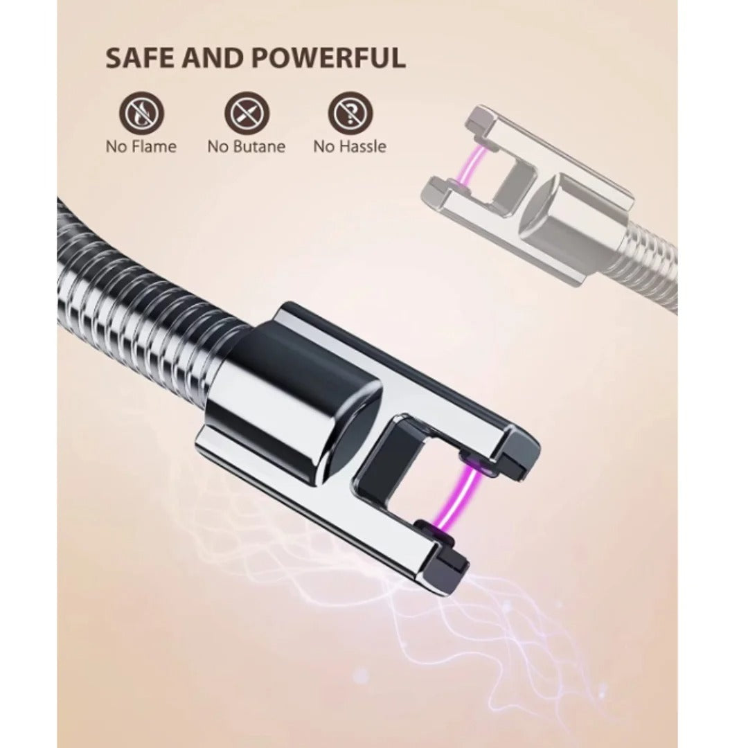 USB Rechargeable Flexible Electric Lighter Atomic Plasma Spark Lighter