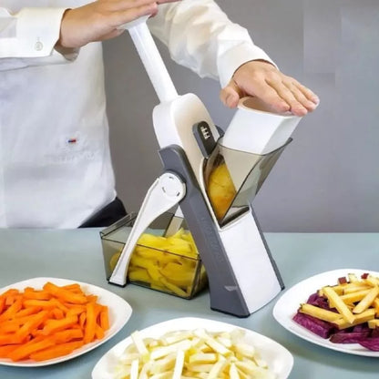 MULTIFUNCTIONAL VEGETABLE SPRING SLICER 6 IN 1