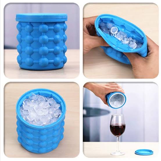 Silicone Ice Bucket, Ice Cube Genie