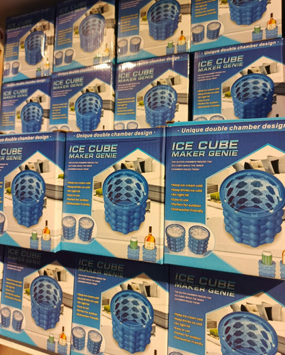 Silicone Ice Bucket, Ice Cube Genie
