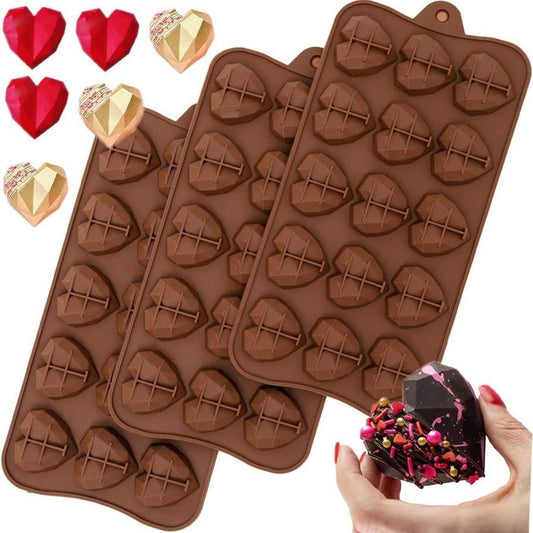 Heart Silicone Chocolate Mold DIY Cake