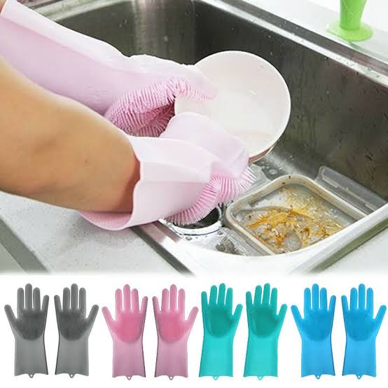 Silicone Kitchen Gloves (pair)