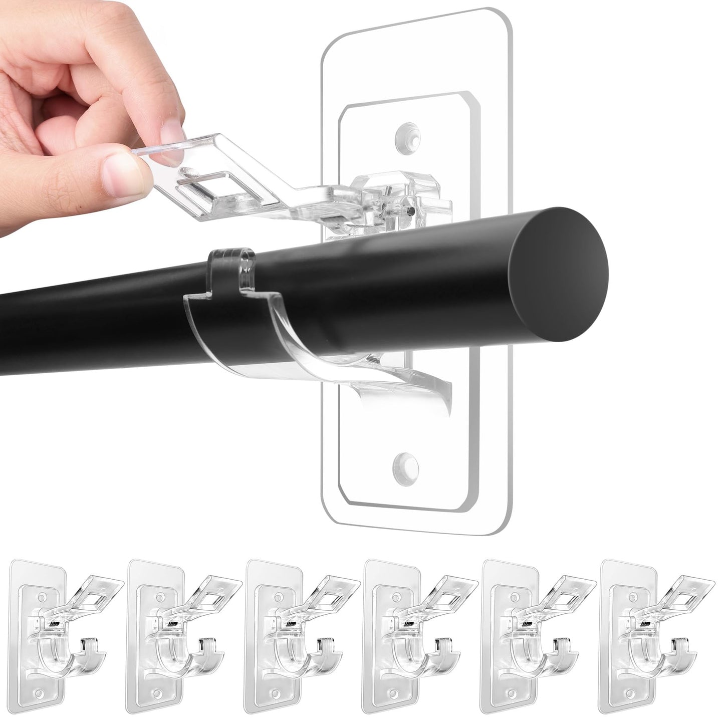 Transparent Curtain Hooks