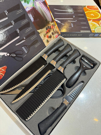 Knife set pack of 6