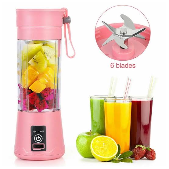 Mini Portable USB Juicer Blender 6 Blade